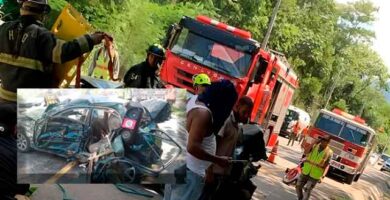 Accidente Feo en Loma Miranda