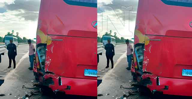 Accidente Feo en el kilómetro 13 de la carretera Sánchez