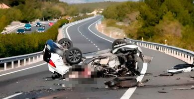 Accidente Feo en la avenida Ecológica
