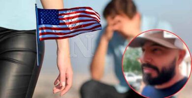 Llevó a su mujer a USA y esta lo abandona cuando llega