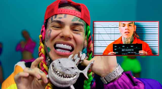 El rapero Tekashi 6ix9ine fue arrestado nuevamente