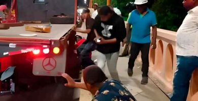 Accidente en el puente Higuamo