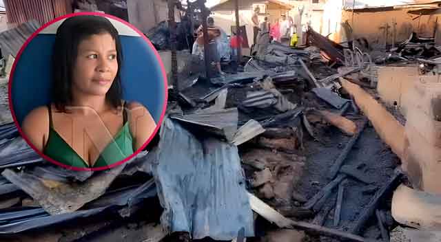 Aracelis Alcántara a sus dos hijos