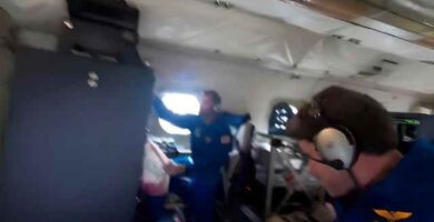 Lo que pasó al avión caza Huracán con Milton