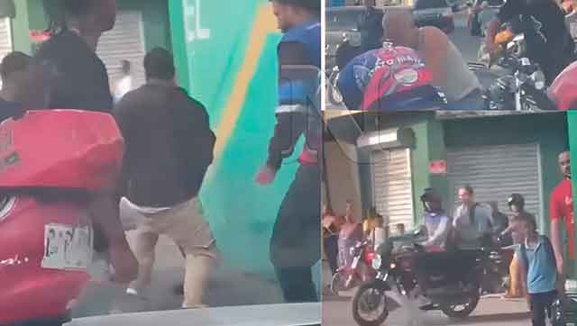 Varios motoconchos en Hato Mayor