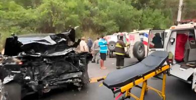 Accidente Feo entre una Chevrolet Tahoe y una Lexus