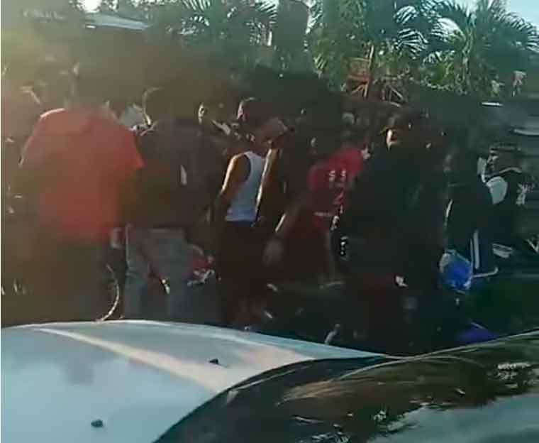 Accidente de Motocicleta en La Romana en Año Nuevo