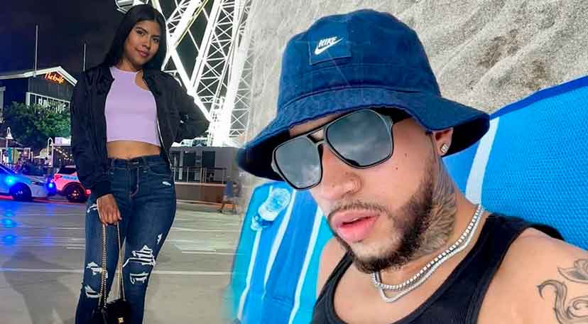 Nancy Sánchez y su novio Brayan Steven