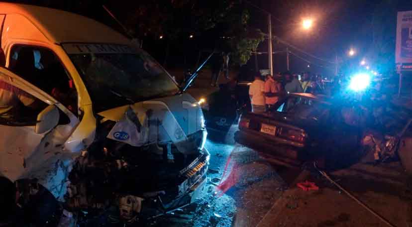 Accidente en la calle Puerto Plata-Montellano
