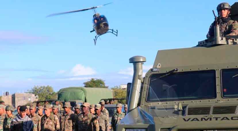 Ejército Dominicano despliega convoy en Dajabón para reforzar seguridad fronteriza