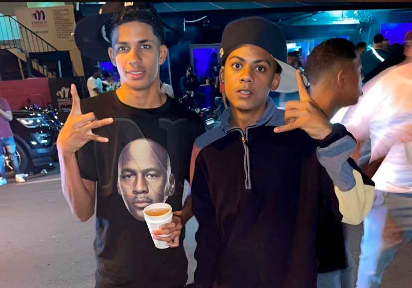 Los jóvenes Joel y Yunito