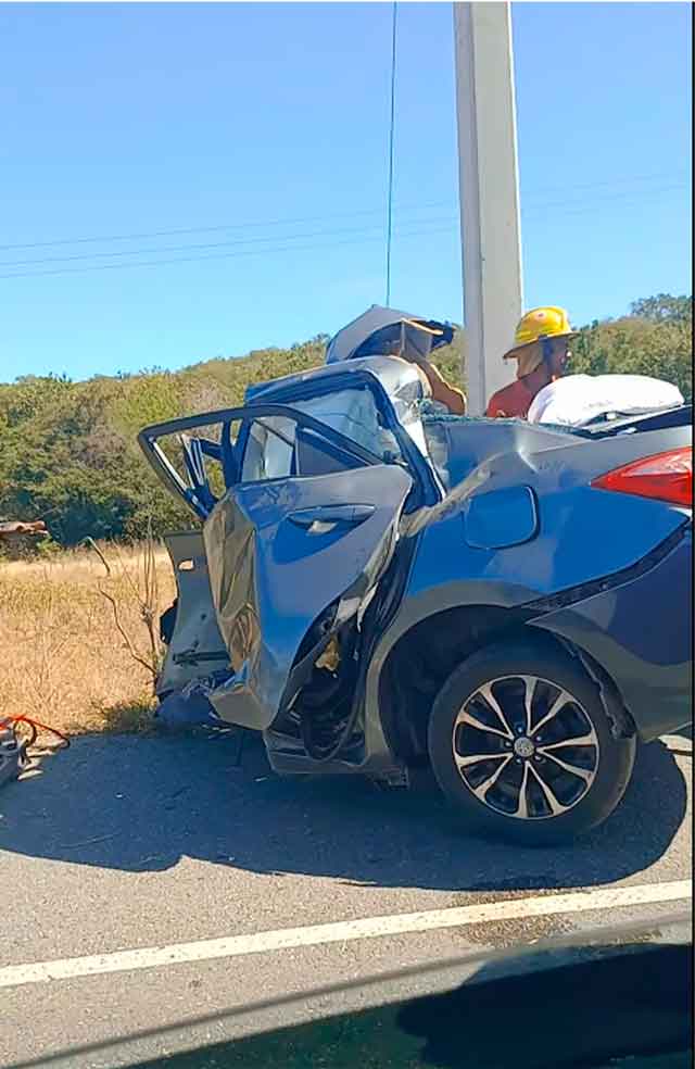 Tr&aacute;gico Accidente en la Salida de Ban&iacute;
