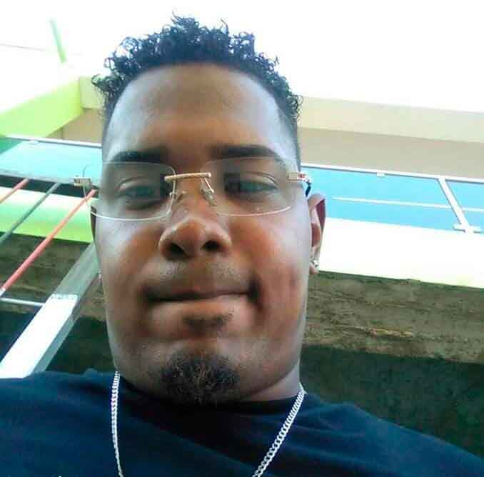El joven Johan Alejo en La Vega