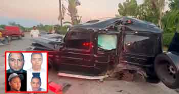 Baní: Cuatro muertos y cuatro heridos en accidentes