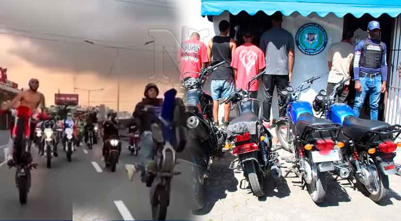 Lo motorista que estaban calibrando en el túnel de la avenida 27 de Febrero