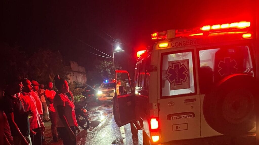Buscan parientes de hombre perjudicado en accidente en Ojo de Agua