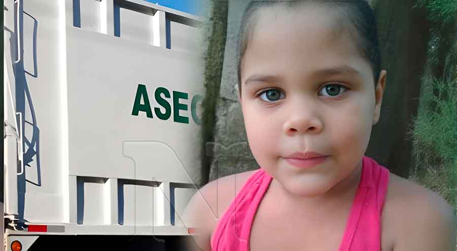 La niña Elaine Yulissa Martínez de 10 años