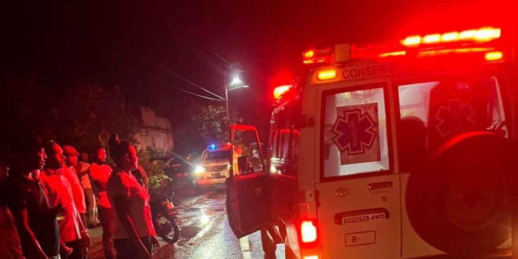 Se reportó un accidente de tránsito cerca de la bomba Rady