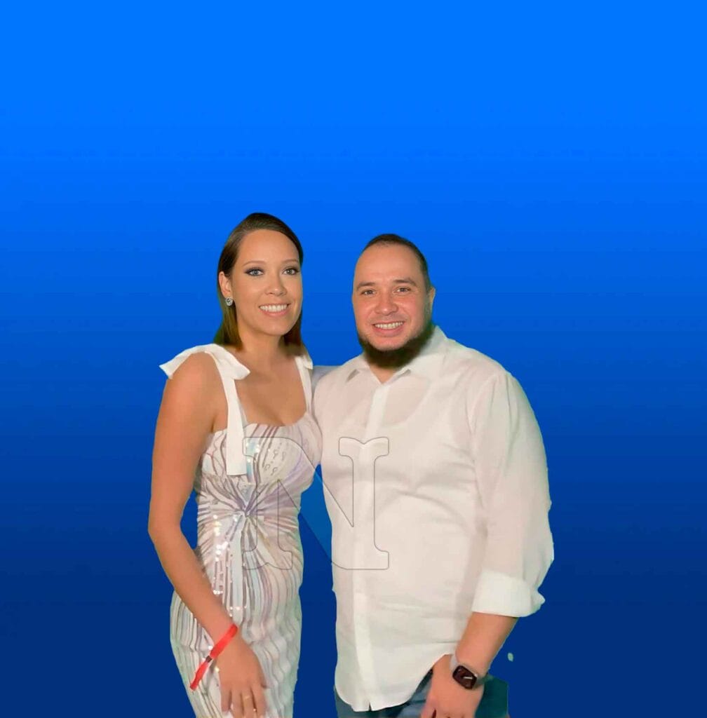 Brian Saldaña y su esposa, Ruth Elisa Jerez de Saldaña