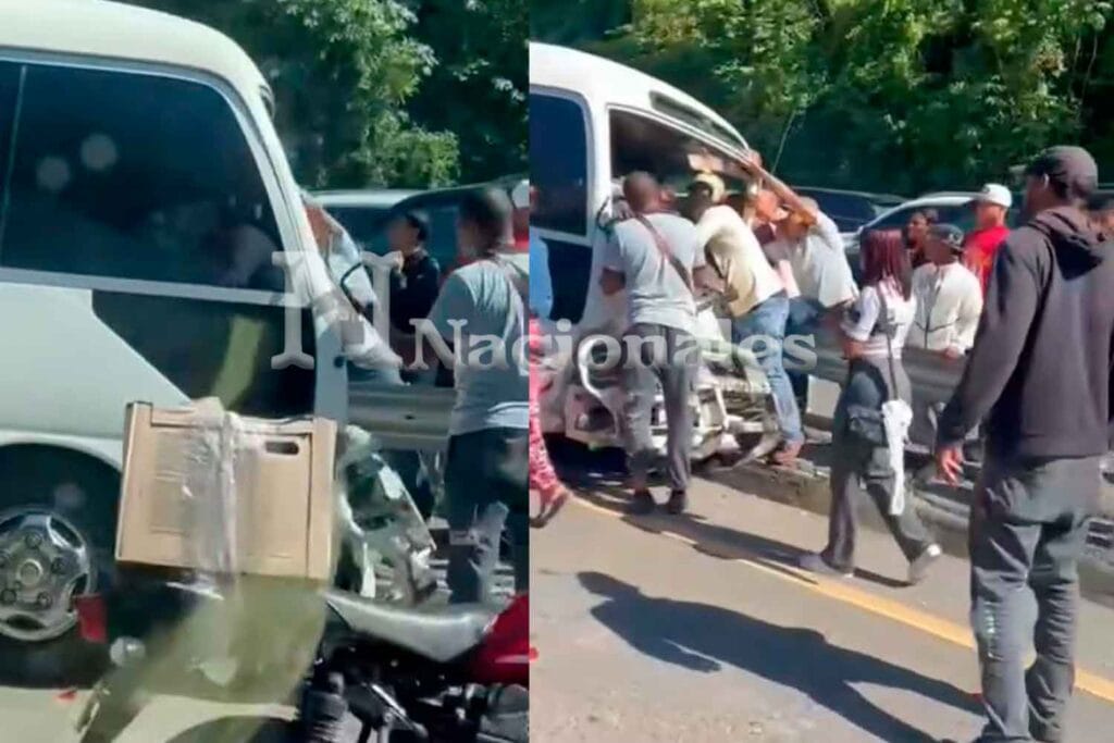 Accidente en Quita Sueño Paraliza el Tránsito en la Autopista 6 de Noviembre