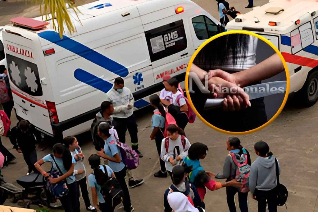 Una adolescente de 16 años fue herida con un cuchillo fuera de la escuela