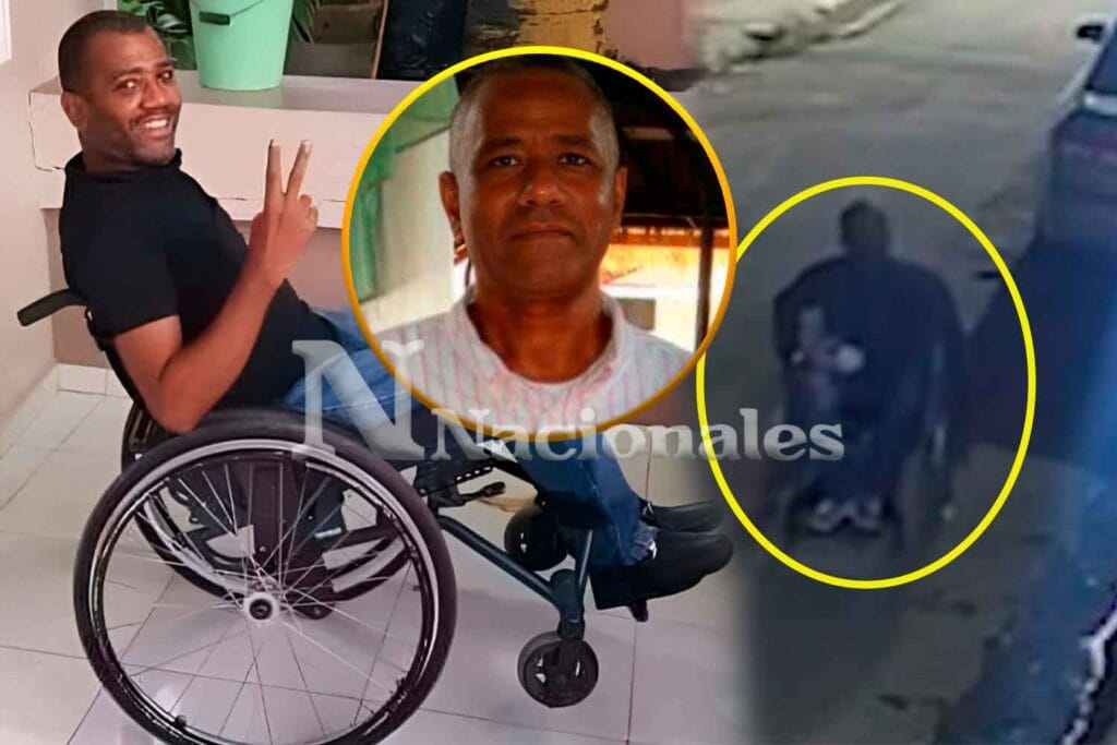 Una cámara de seguridad grabó cuando trató de huir