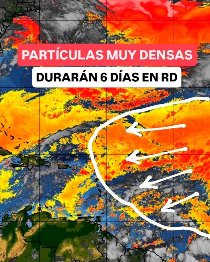 Alerta por la llegada de una gran nube de polvo del Sahara