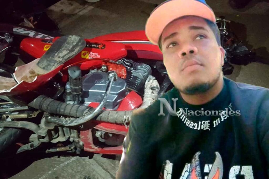 Dolor en Neyba por la muerte del joven Maicol Soriano tras accidente en motocicleta