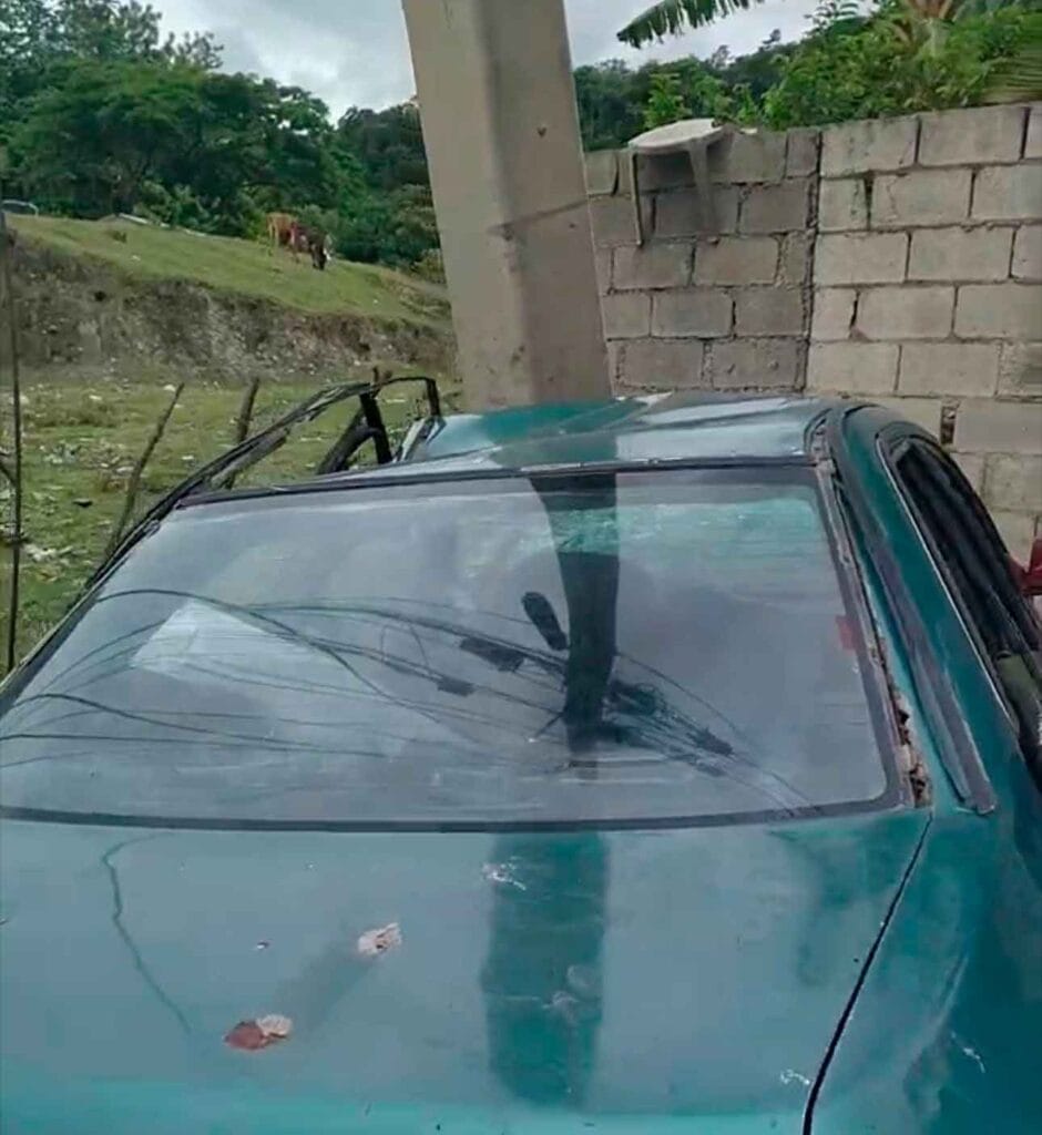 un fuerte accidente de tr&aacute;nsito