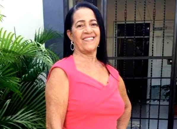 La señora Dominga Núñez de la comunidad del Corozo