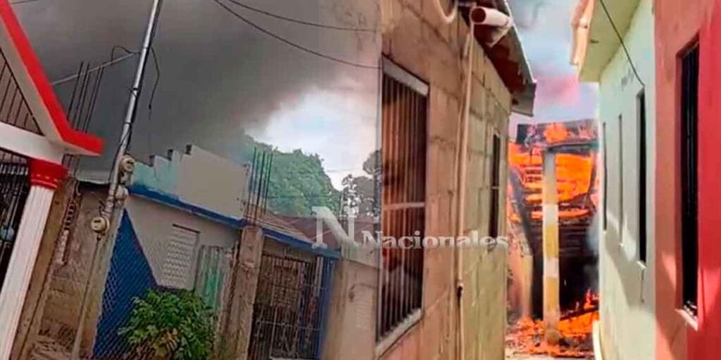 Un incendio arrasó una vivienda en el barrio San Miguel