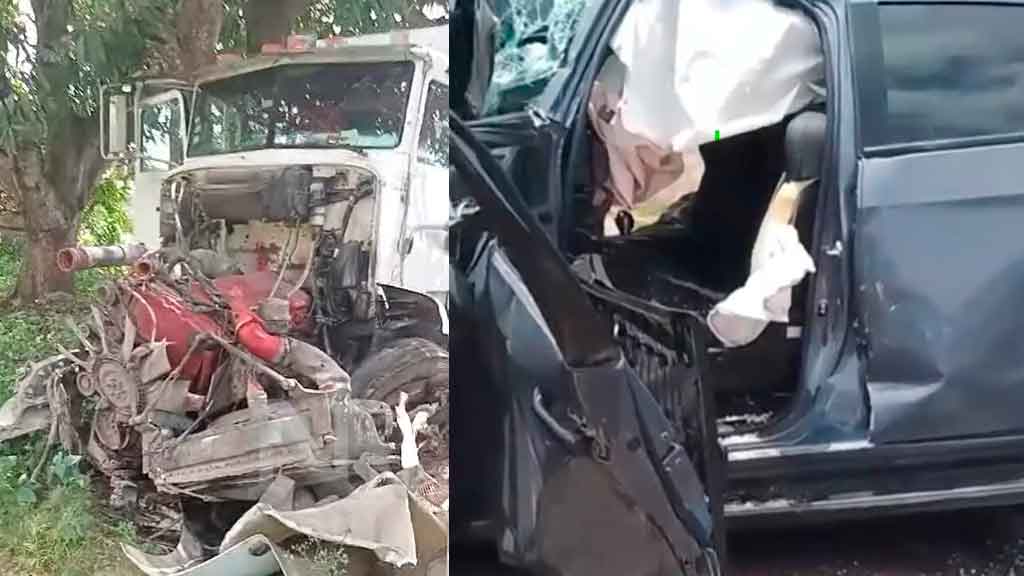 Nos llegan los videos del accidente en Dajabón