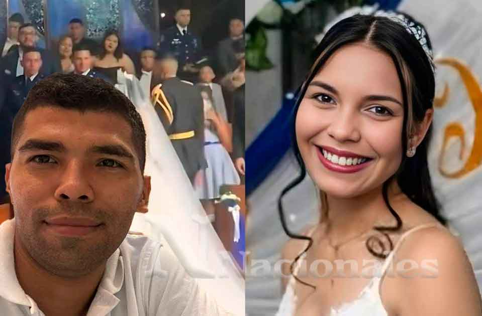Stephany Lucero y su esposo Samir Álvarez Elvir