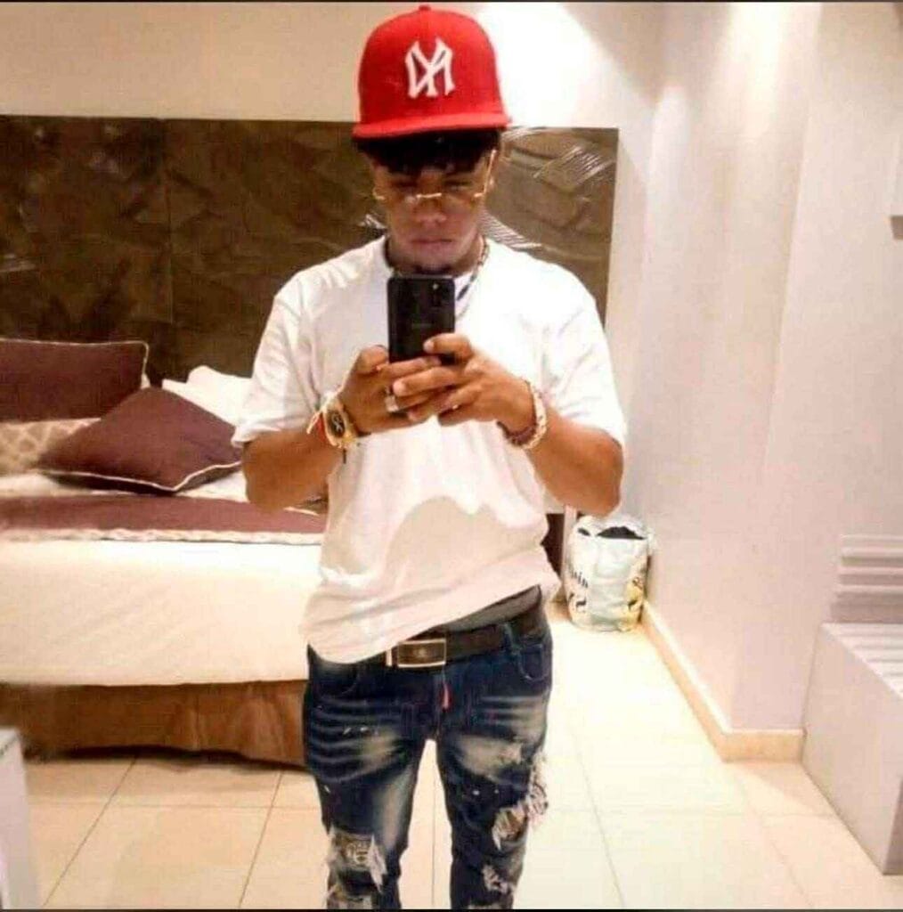 Un joven identificado como David Ángel Cuevas en Neiba