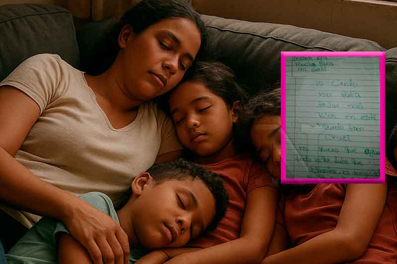 Madre de Isabelita habría dejado una carta antes de quitarse la vida y envenenar a sus tres hijos