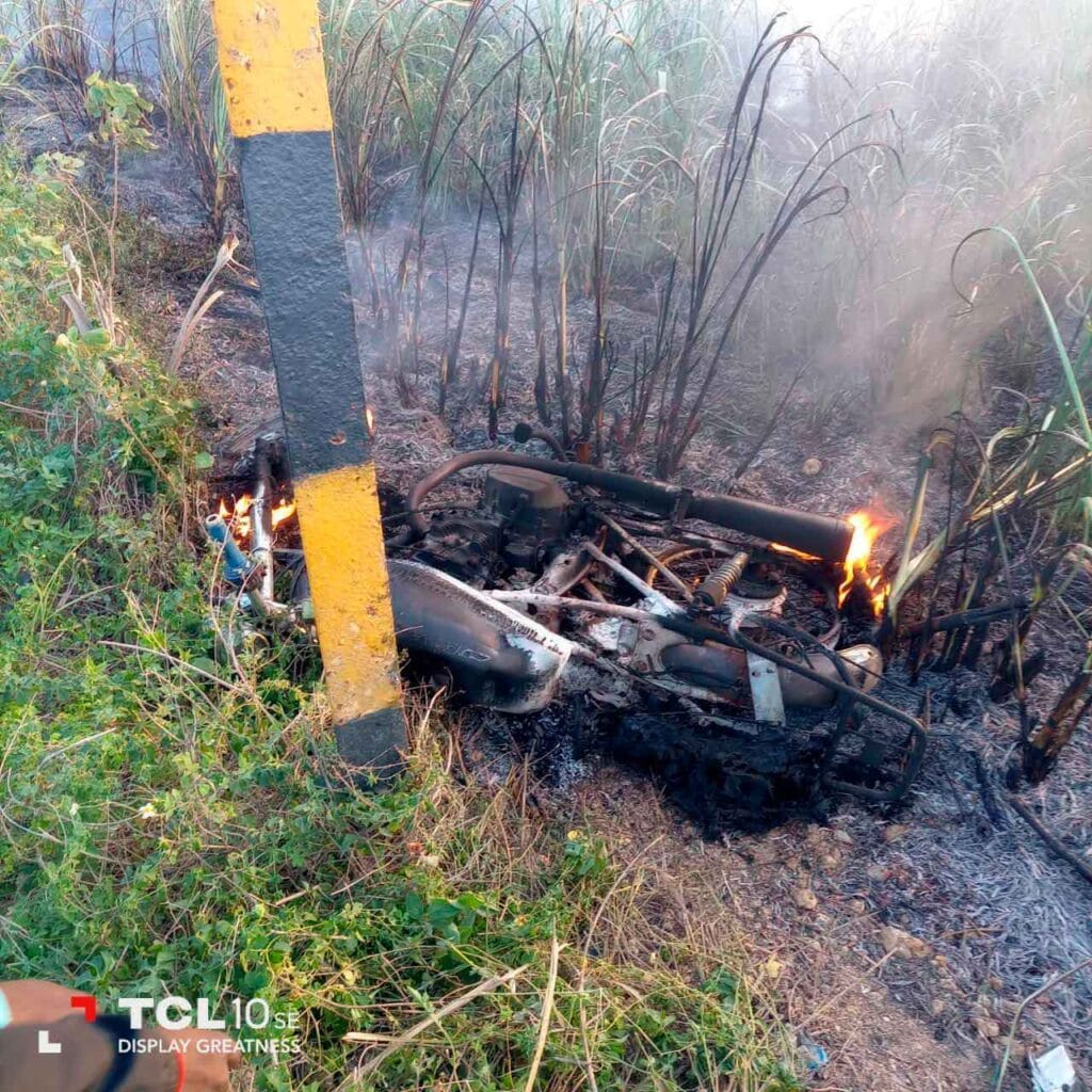 un aparatoso accidente en el Batey 80 del municipio de Guaymate