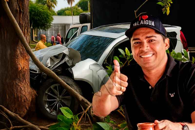 Accidente deja en grave estado a excandidato a la alcaldía