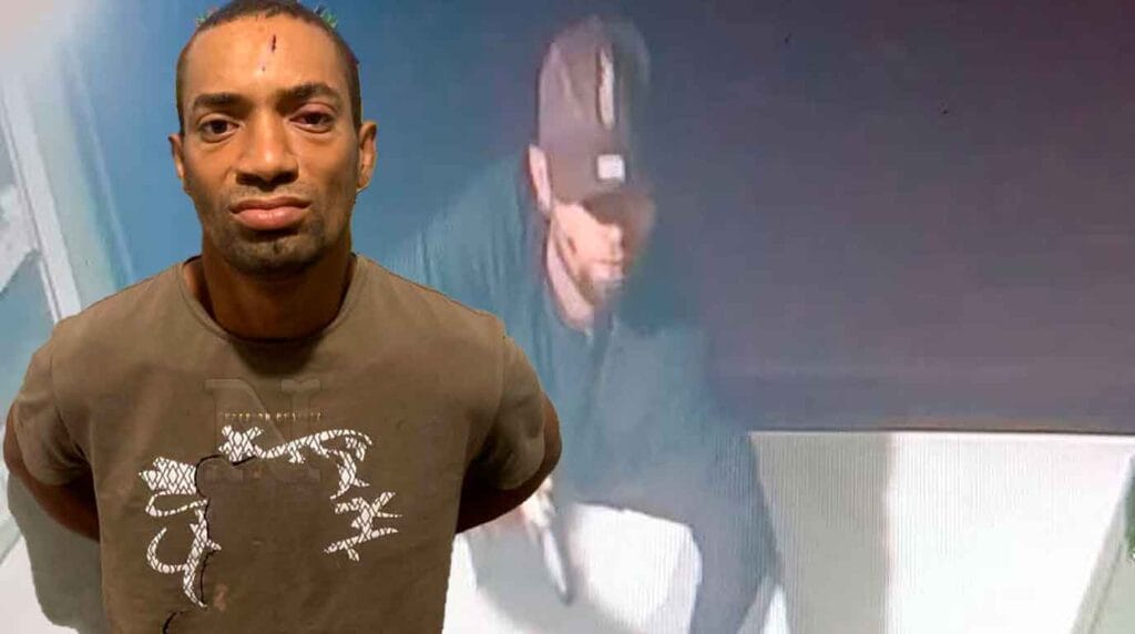 El detenido fue identificado como Franjely Espinal