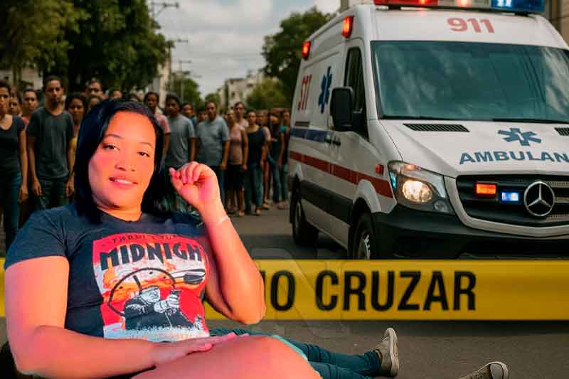 Joven pierde una pierna tras accidente en carretera El Jobo