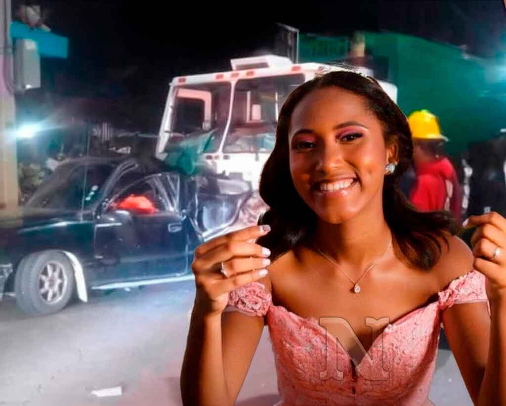 Muere la joven Lucely Padua Marte tras accidente en La Ceiba del Salado