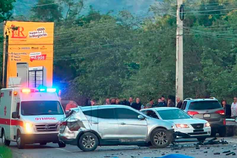 Accidente en la carretera Puerto Plata–Navarrete deja un fallecido y varios heridos