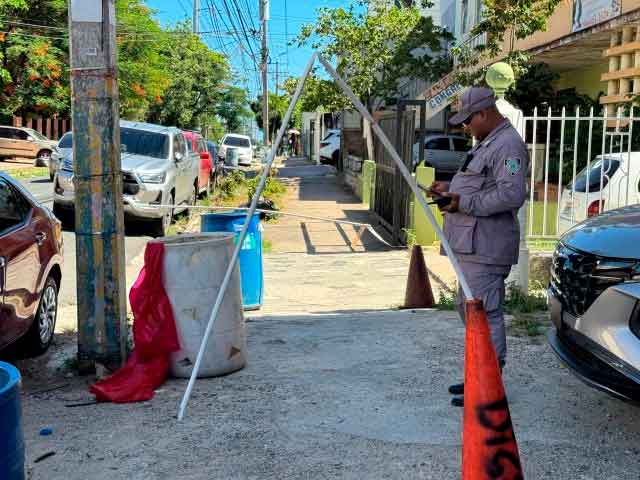 Hallazgo dentro de un tanque de basura en el sector Don Bosco