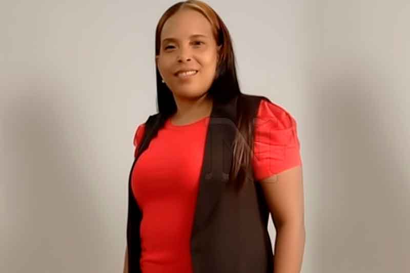 La maestra Yesenia Muñoz