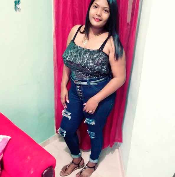 Diana Peguero, una mujer de 31 años y embarazada de seis meses