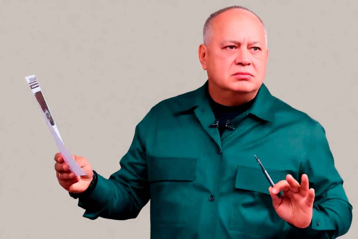 Diosdado Cabello reaparece en cadena nacional y denuncia “acto terrorista” tras versión sobre captura de Maduro