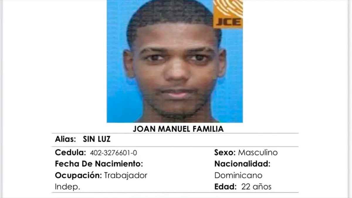 Abatido Johan Manuel Familia alias Sin Luz en Invivienda