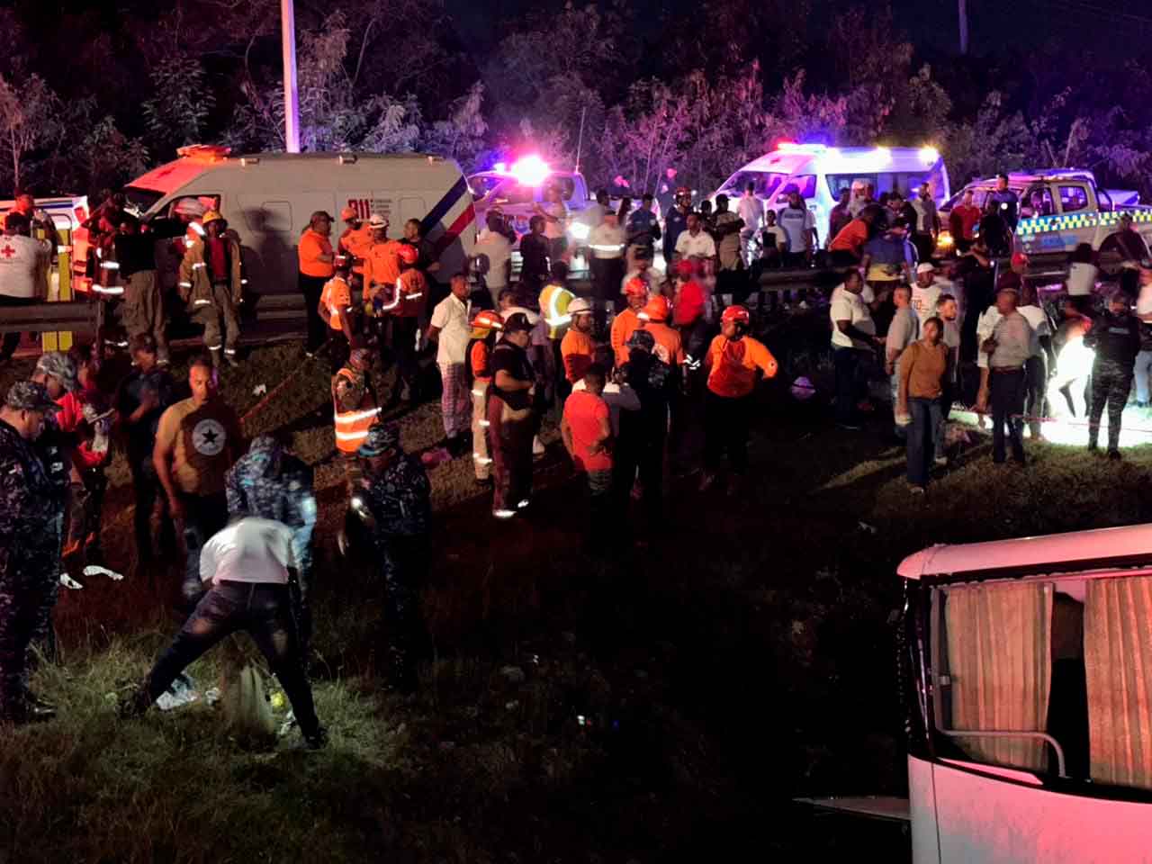 Accidente en Cumayasa La Romana