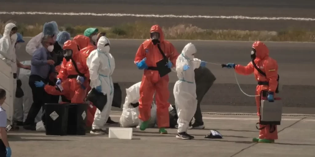 España permitirá la próxima semana que los negativos de hantavirus reciban visitas