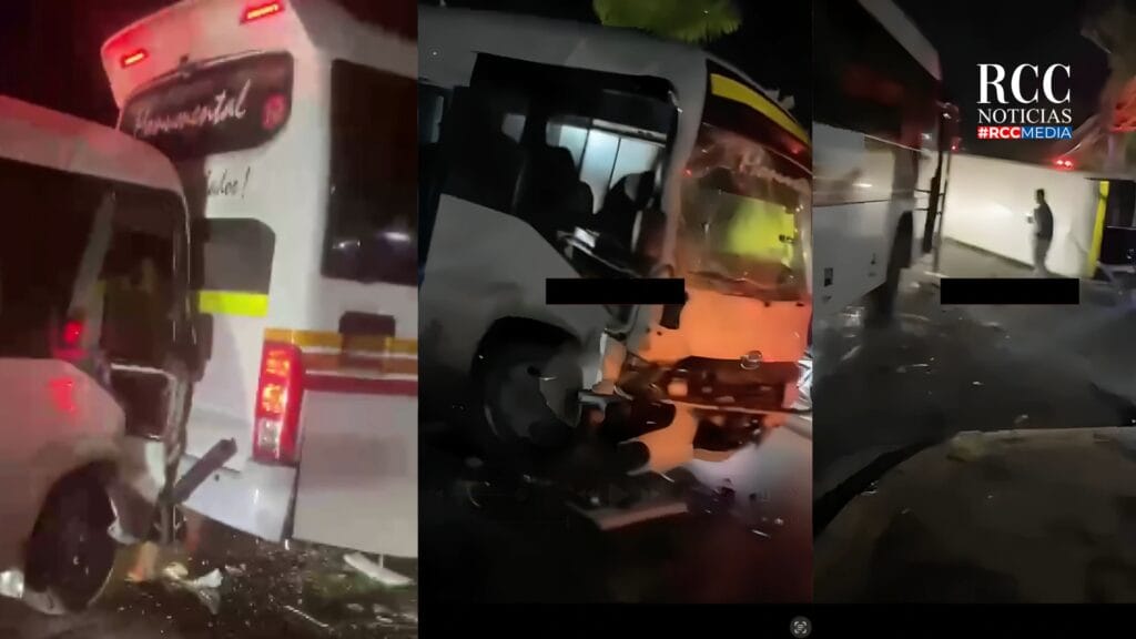 Accidente entre vehículos de transporte hotelero deja varios heridos en Higüey