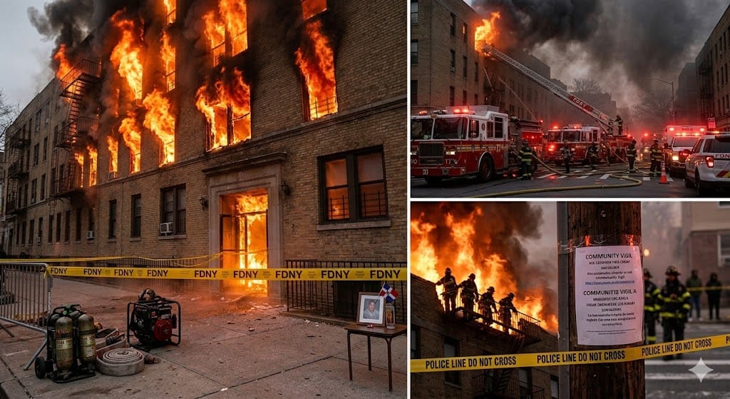 Madre e hijo dominicanos mueren en incendio de apartamento en Brooklyn